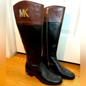Michael Kors two tone boots